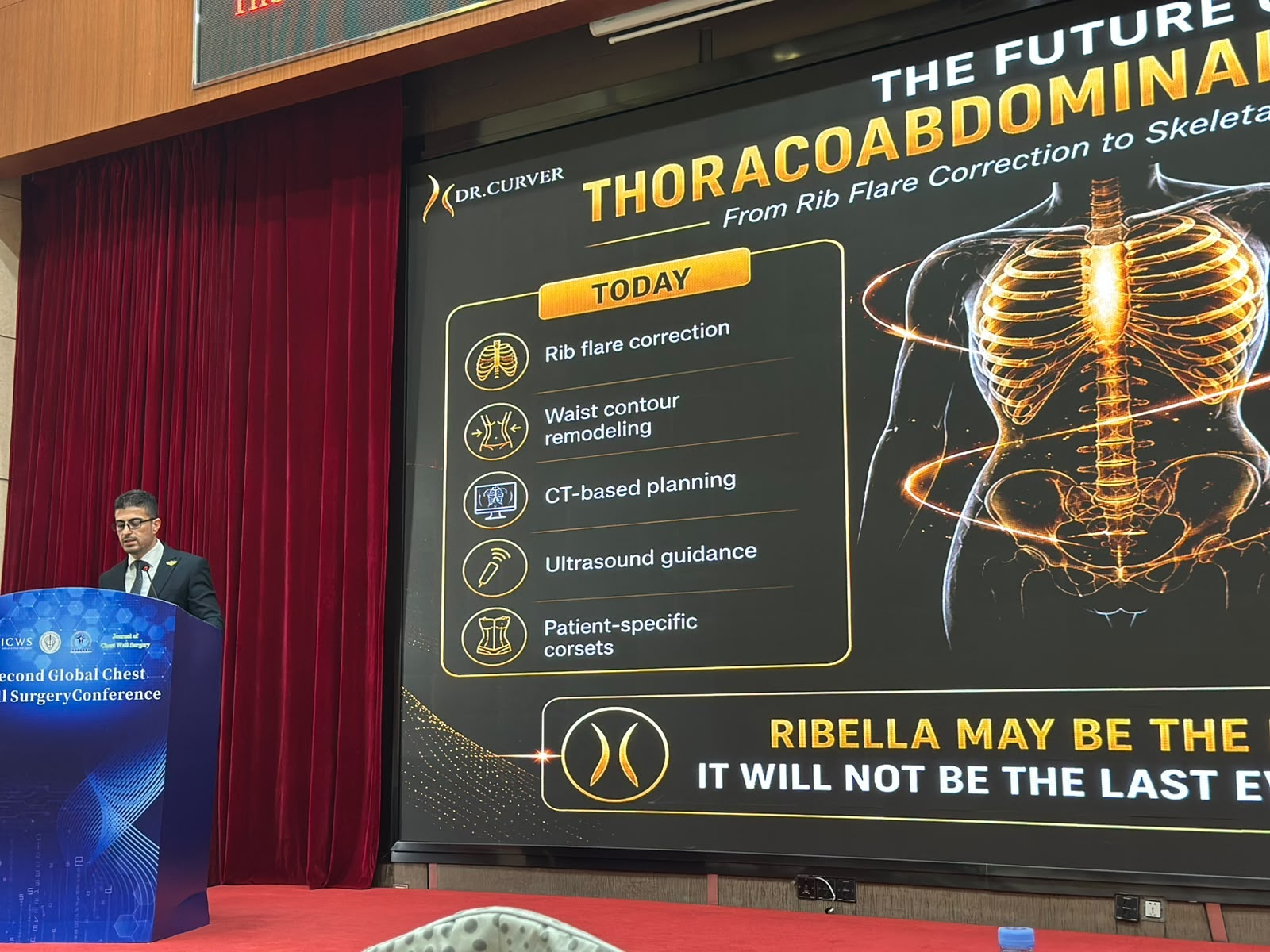 Doç. Dr. Hasan Ersöz, Guangzhou’daki bilimsel programda Ribella prosedürünü anlatıyor